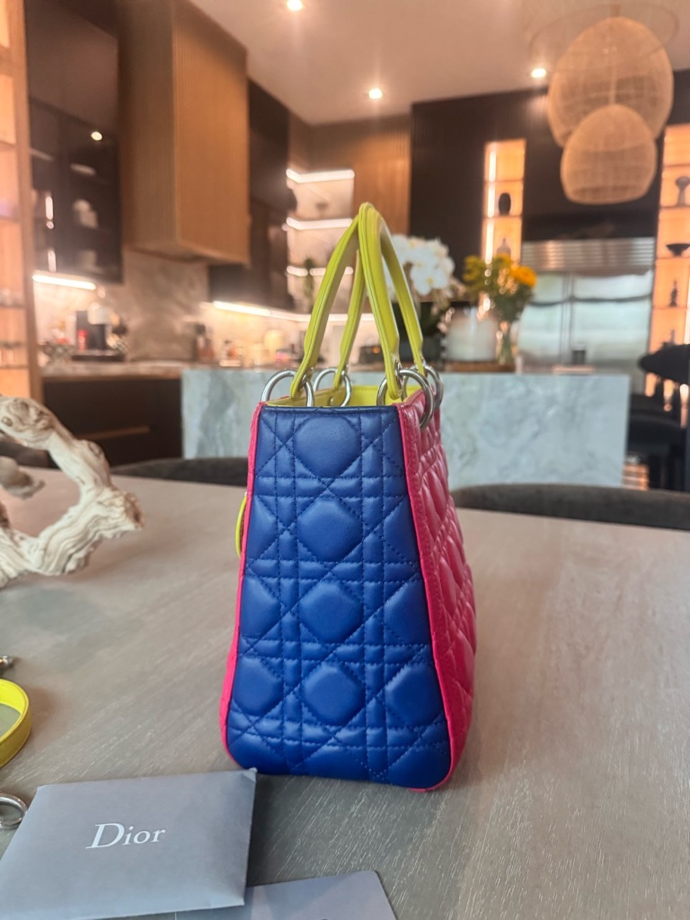 Lady Dior Tri-Color Medium - Picture 7 of 10